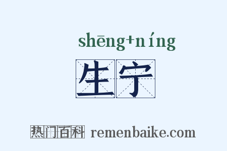 生宁是什么意思的图片